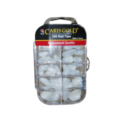 CARIS GOLD- Normal Nail Extension - Natural White - Square Shaped - 100PCS