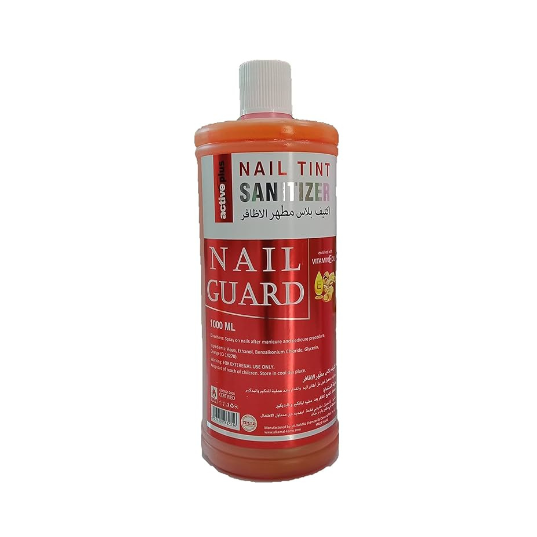 ACTIVE PLUS –  Nail Guard Tint Red Sanitizer -1000ML