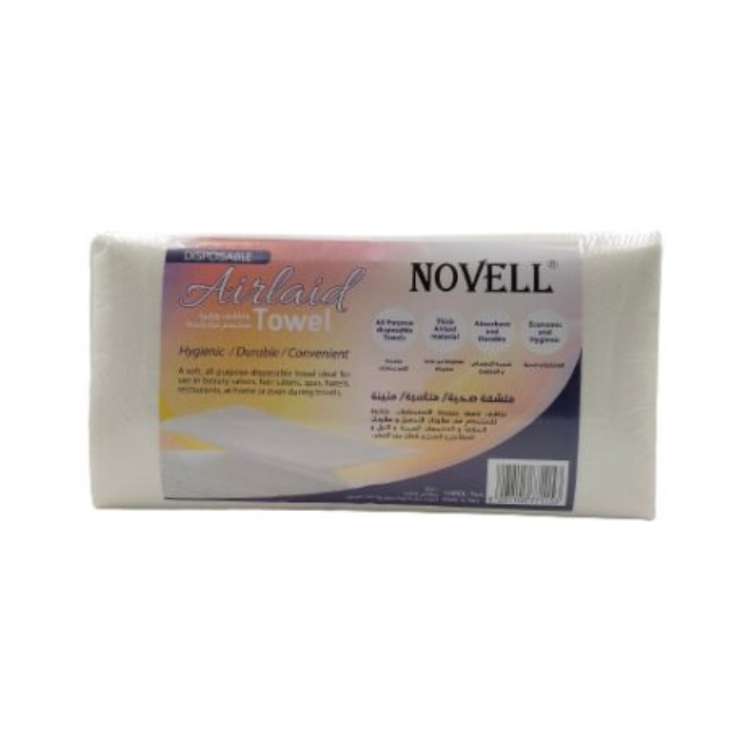 NOVELL  – Disposable Mani&Pedi Towels  – 100Pcs – 35*67 cm (- 1 Packet