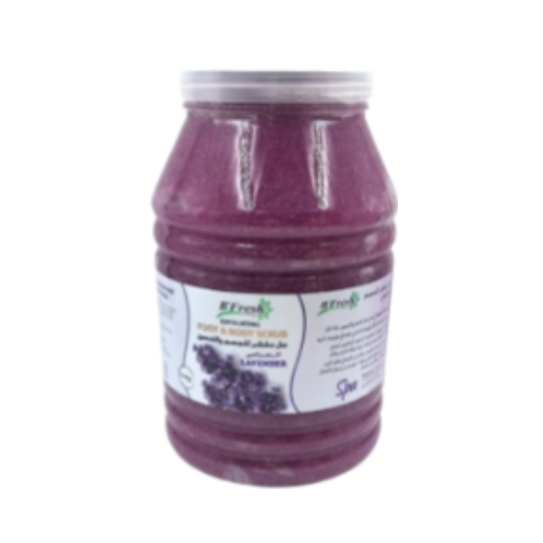 B`FRESH – Gel Exfoliating Foot And Body Scrub – LAVENDER – 5 kg