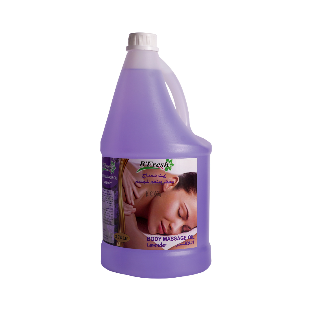 B`FRESH – Body Massage Oil Skin Nourishing And Relaxing – LAVENDER – 3.78L