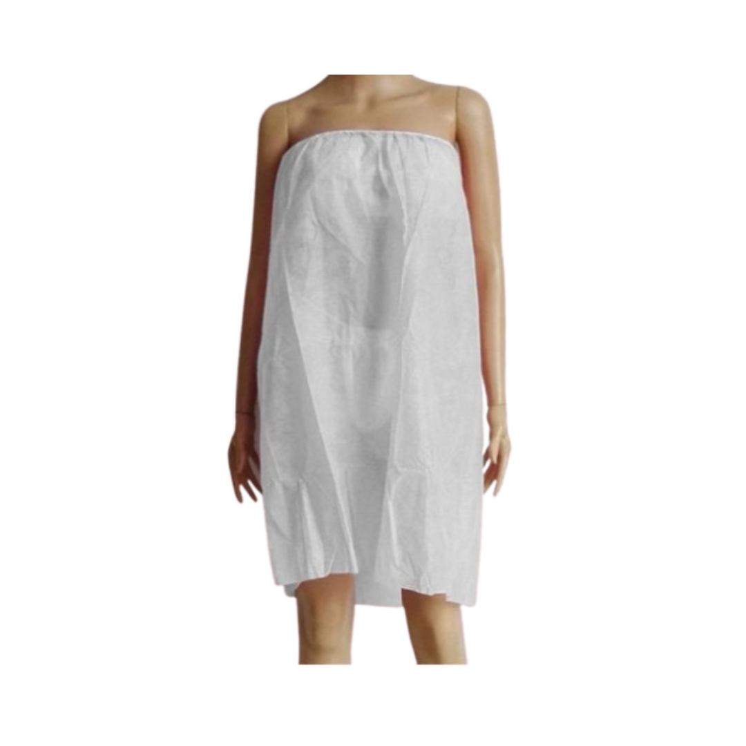 Women After Shower Disposable Spa Wrap – White – 10PCS