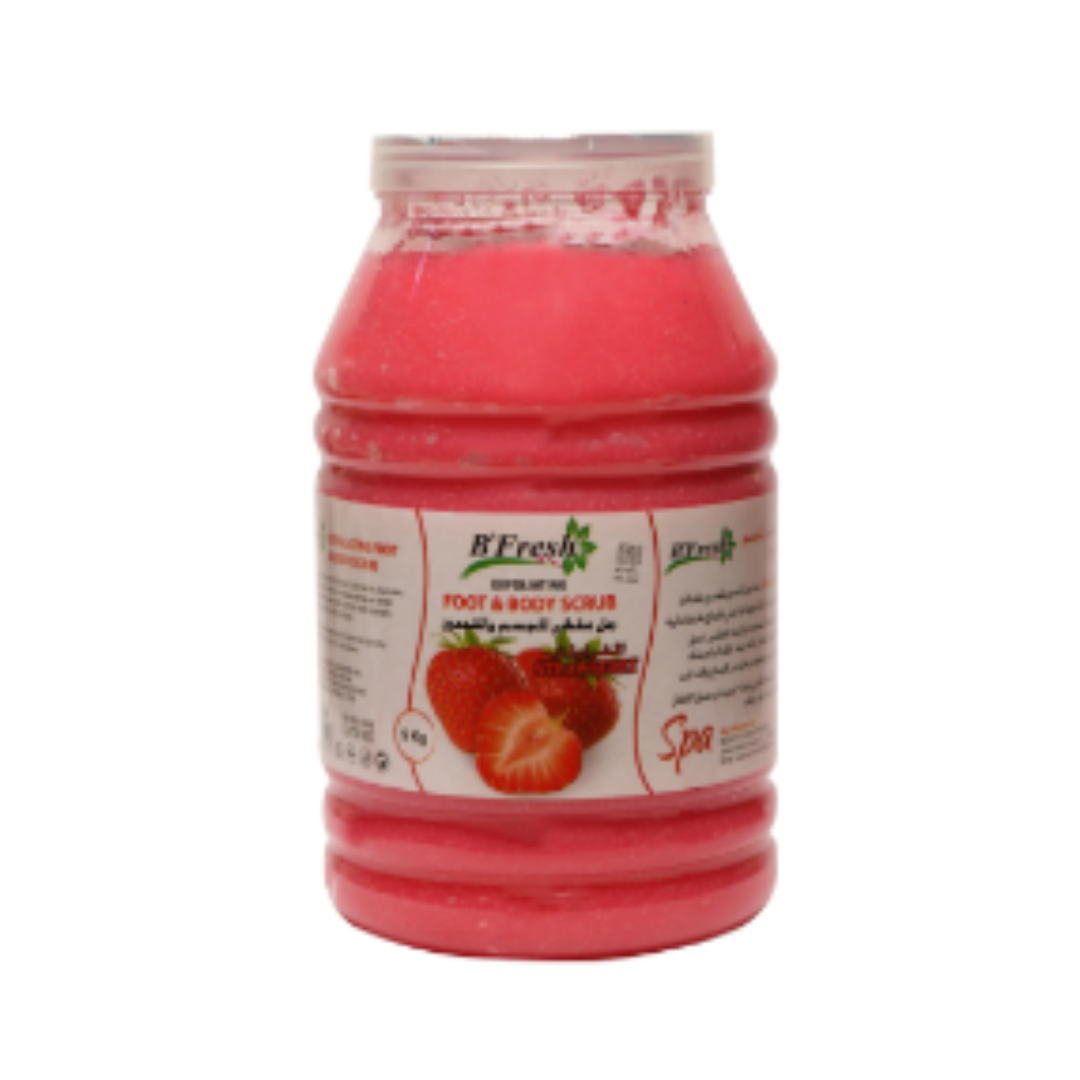 B`FRESH – Gel Exfoliating  Foot And Body Scrub – STRAWBERRY – 5 kg