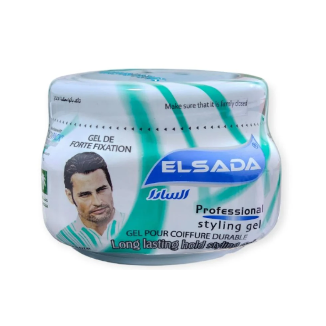 ELSADA – Long Lasting Hair Styling Gel, Green – 500ML