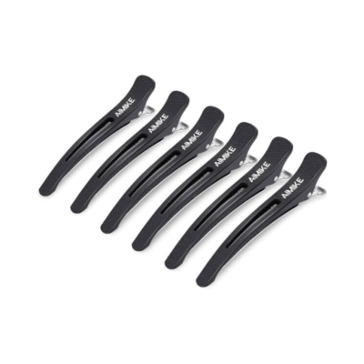 FASHION STYLE - Professional High Quality Hair Clips for Styling Sectioning,  with Silicone Band Salon - 12Pes