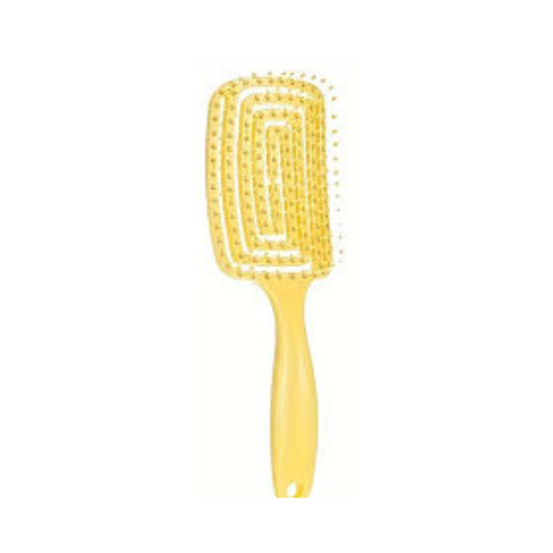 VICTORIA – Detangler Wet Or Dry Hair Brush – Yellow