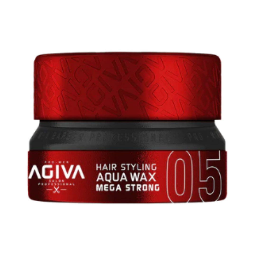 AGIVA – Hair Styling Aqua Wax Mega Strong – Red 05 – 155ML – Turkiye