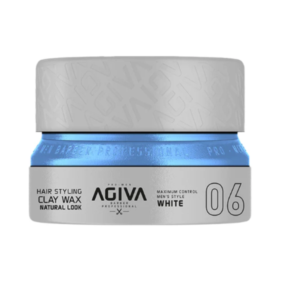 AGIVA – Hair Styling Clay Wax Natural Look  – White 06 – 155ML – Turkiye
