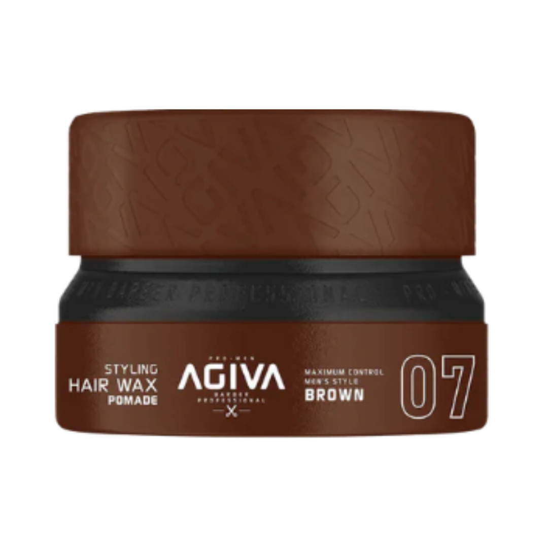 AGIVA – Hair Styling Wax Pomade – Brown 07 – 155ML – Turkiye