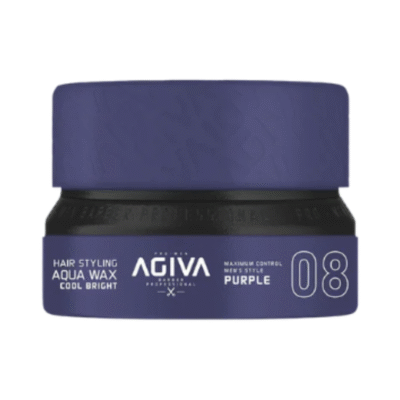 AGIVA - Hair Styling Aqua Wax Cool Bright - Purple 08 - 155ML - Turkiye