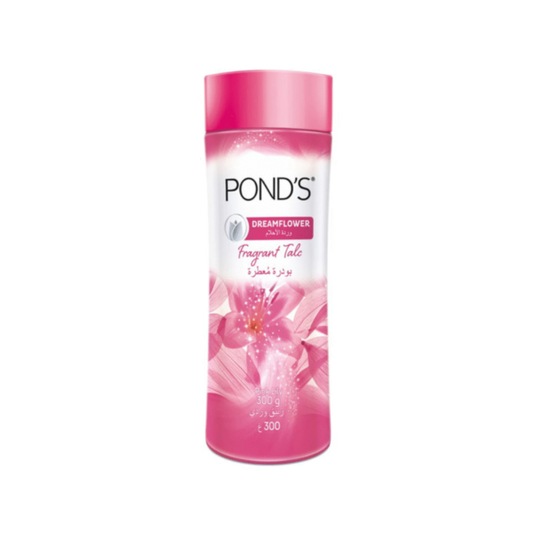 POND’s – Dream flower Pink Lily Fragrant Face And Body Talc  Powder – 300 gm