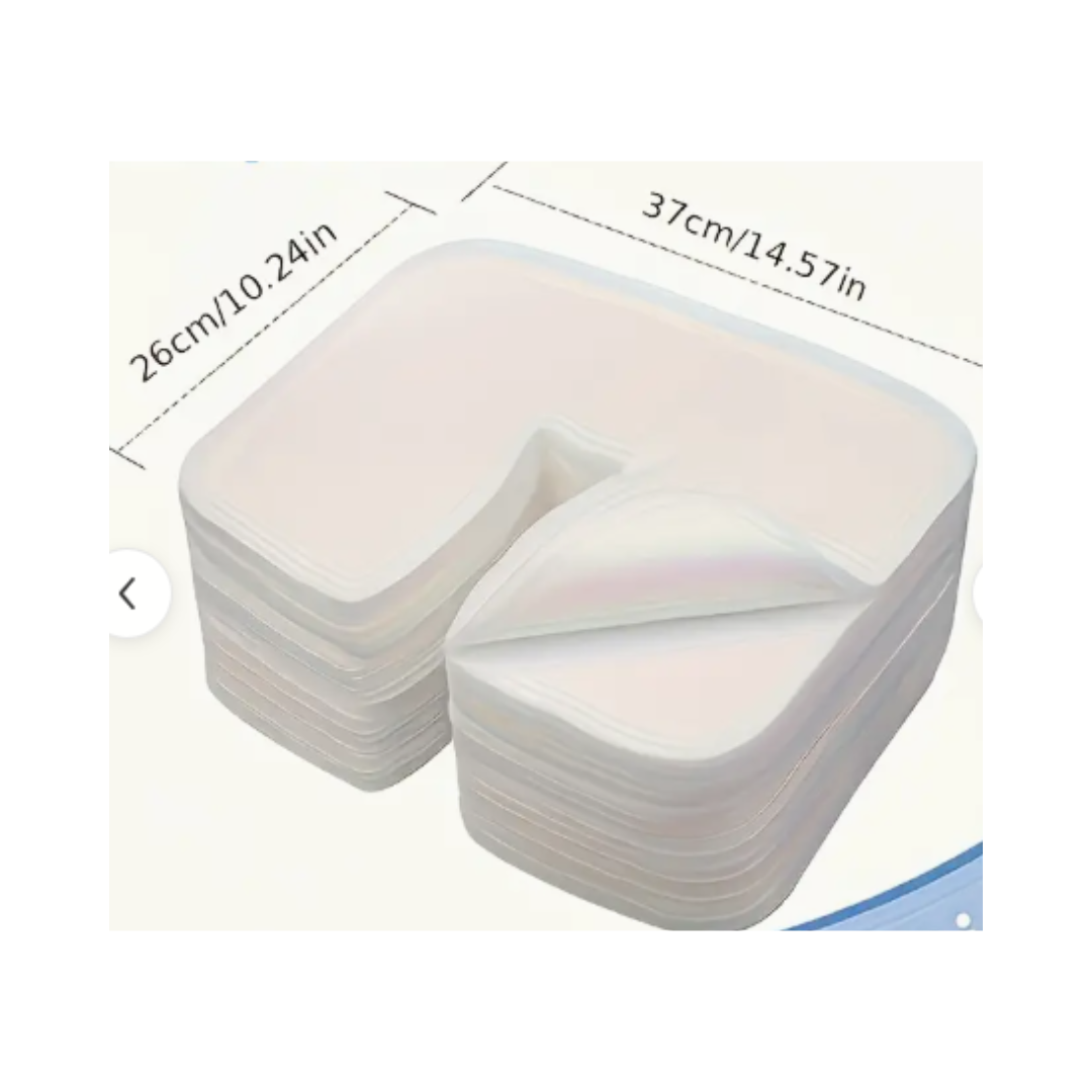 Disposable Massage Table Cradle & Headrest Covers – 200PCS