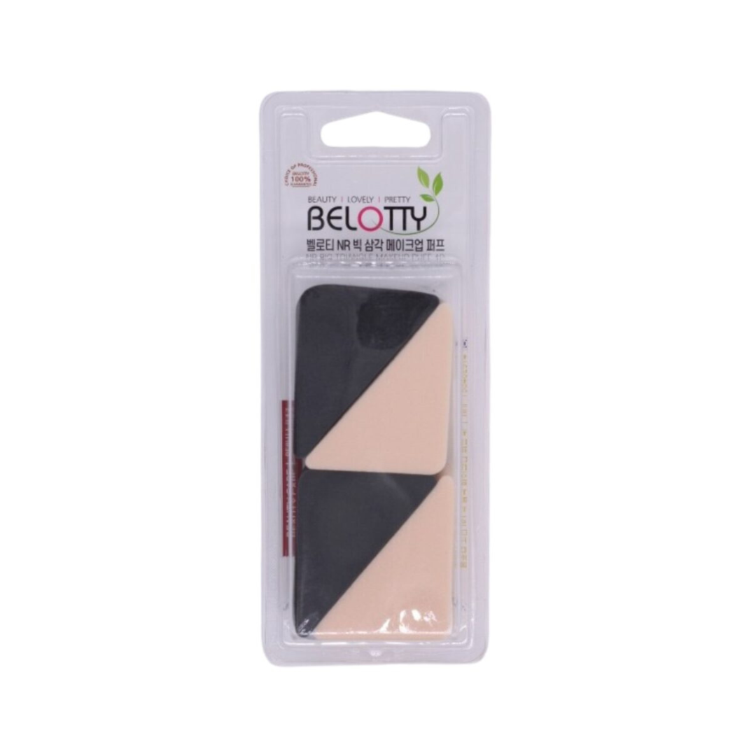 BELOTTY – High Quality Professional NR Big Triangle Make Up Puff – NRI-T504025/T4