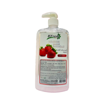 B'FRESH - Nourishing Hand & Body Lotion - Strawberry - 1000ML