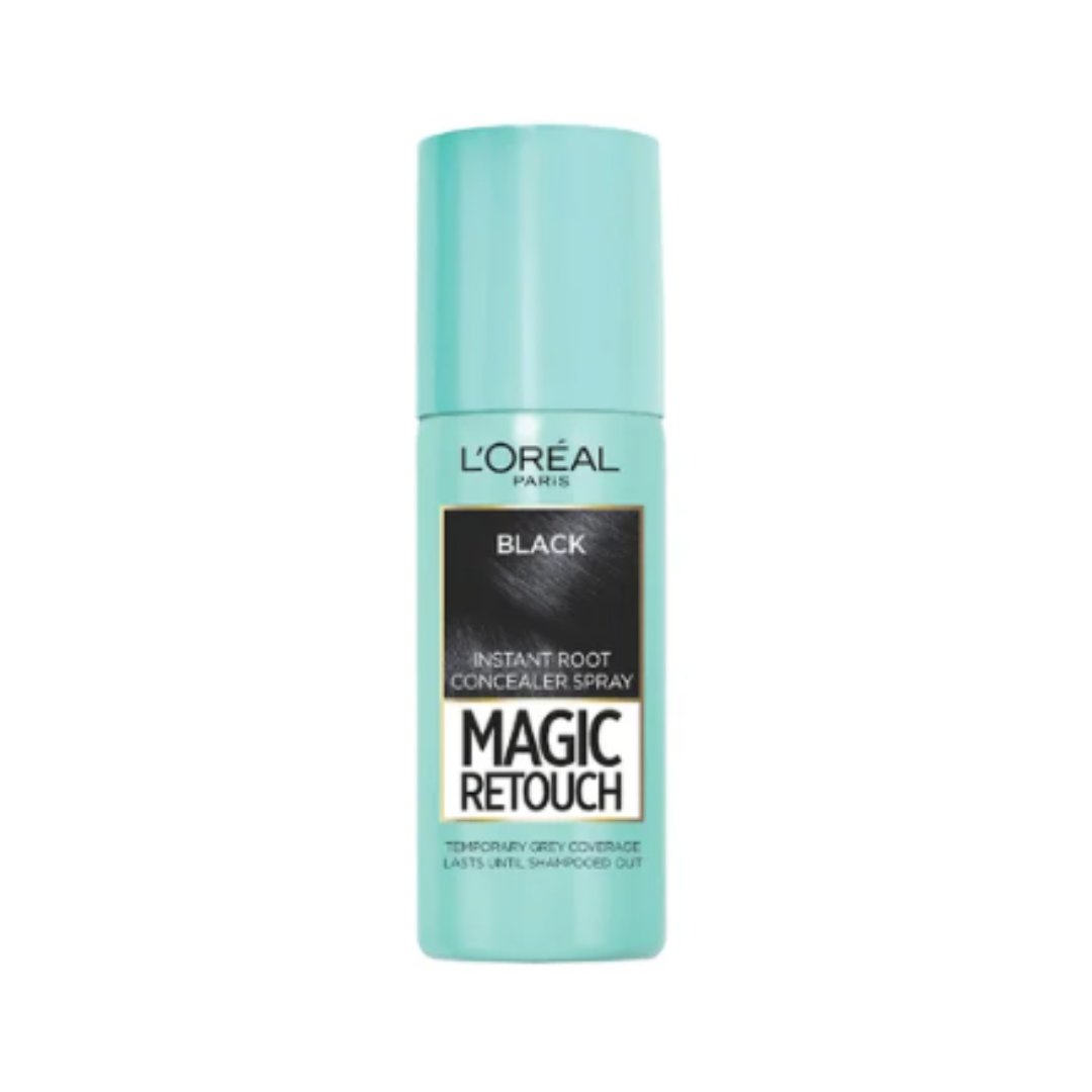 L’Oreal Paris Magic Retouch Temporary Spray For Hair Roots, Black