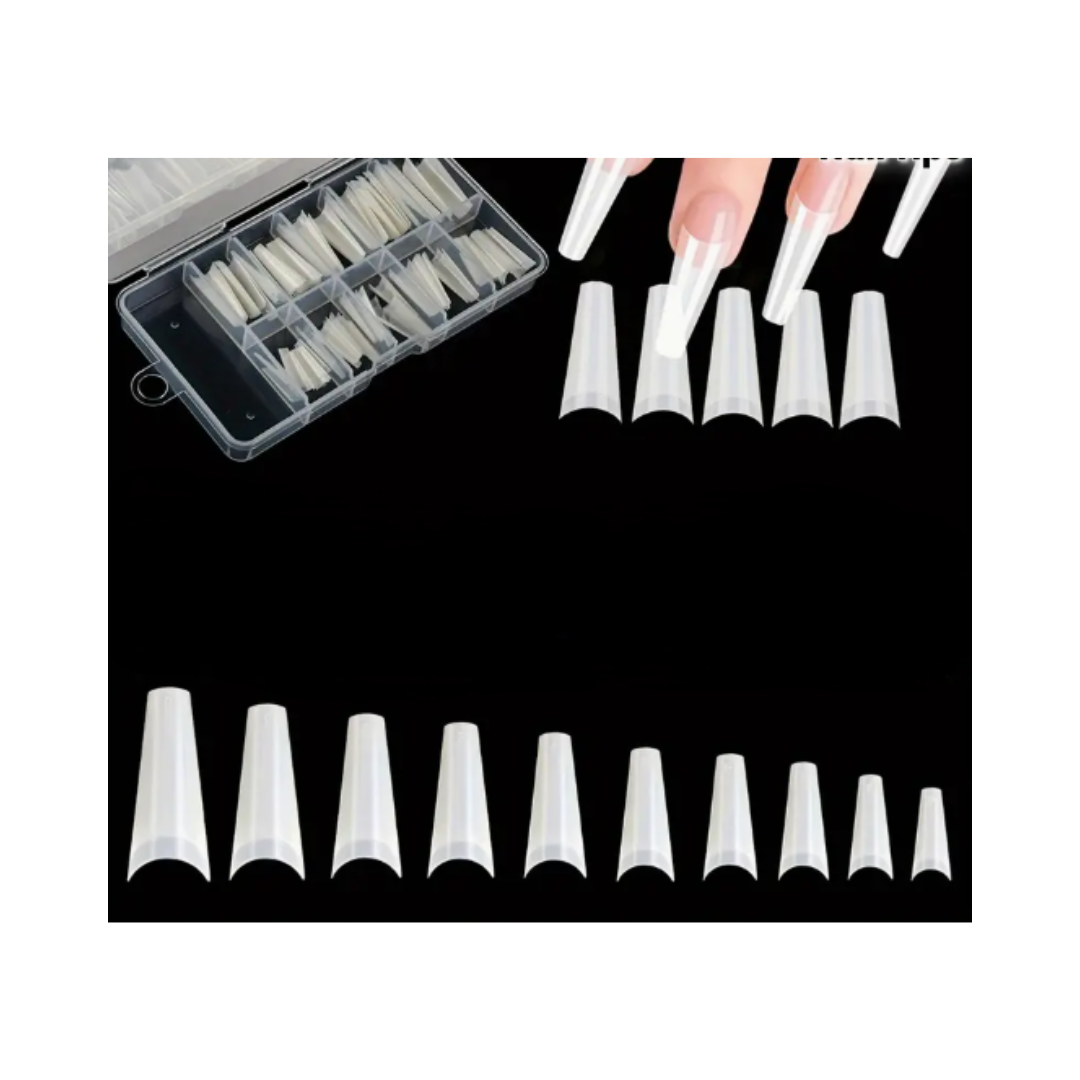 ACRYLIC – Nail Extension  – Coffin Shaped – 600PCS