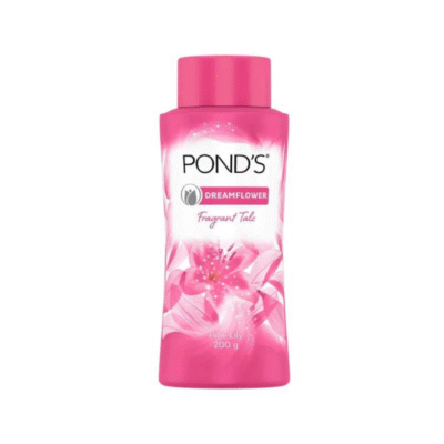 POND's - Dream Flower Pink Lily Fragrant Fragrant Face And Body Talc Powder - 200 gm