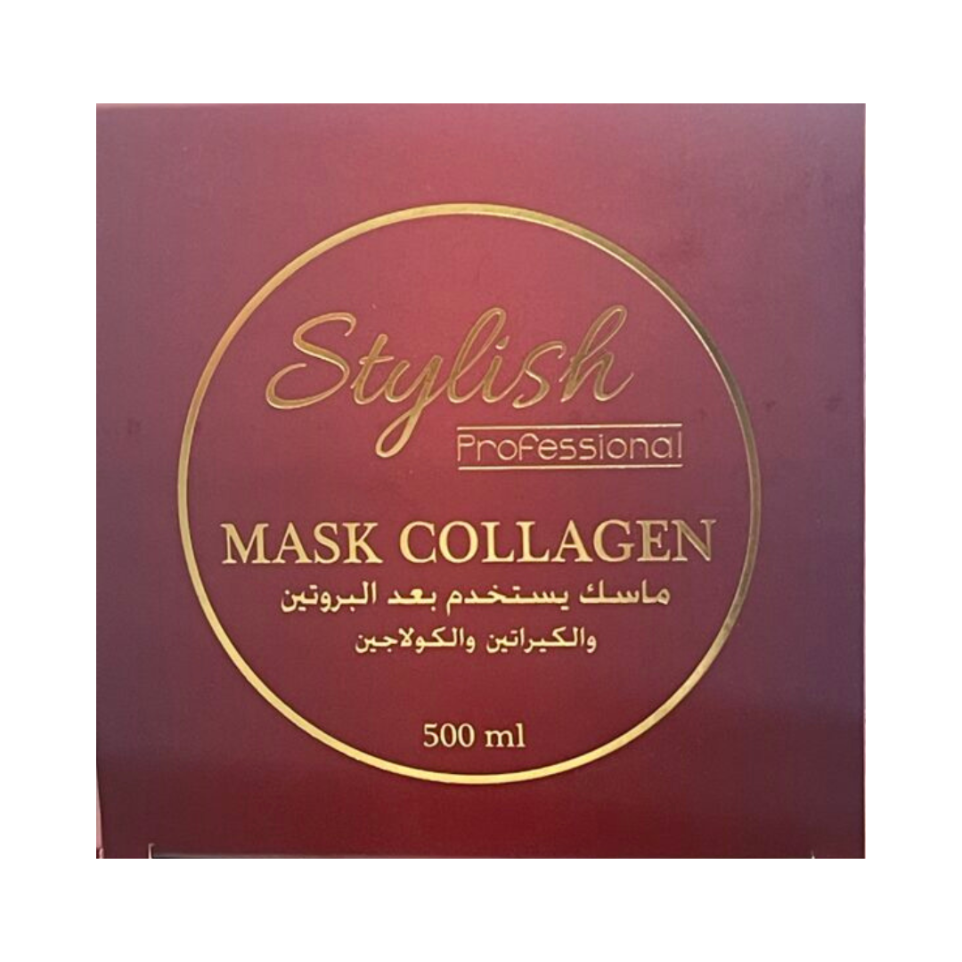 STYLISH – Professional Hair Mask Enriched With Active Collagen Protein All Types Of Hair – 500ML