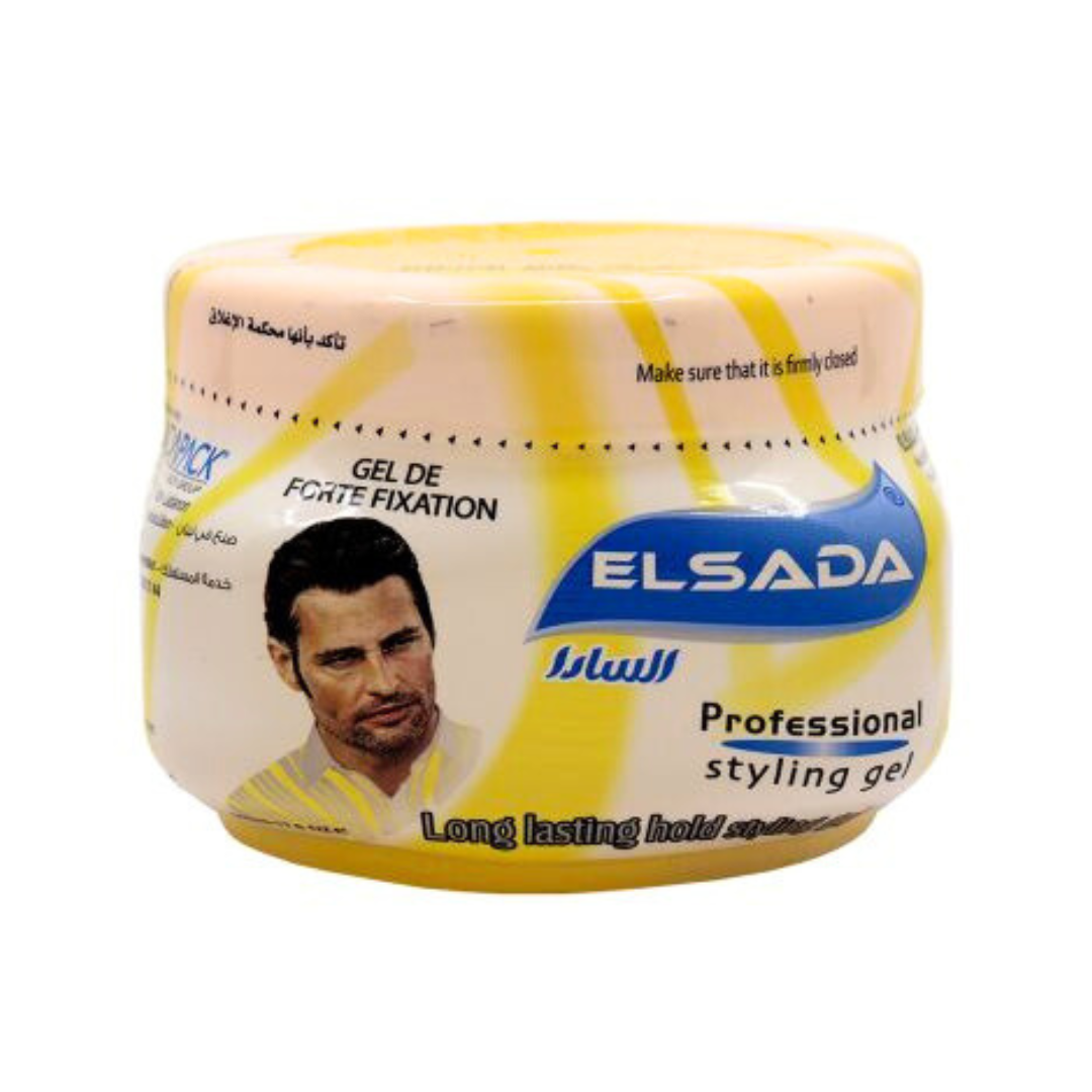 ELSADA – Long Lasting Hair Styling Gel, Yellow – 500ML