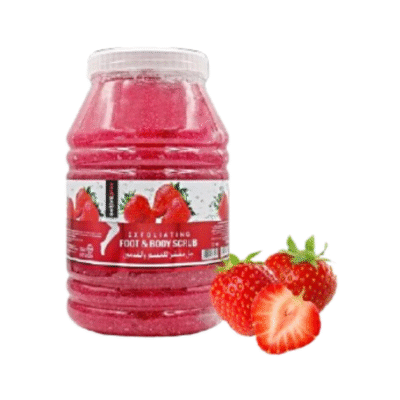 ACTIVE PLUS - Gel Exfoliating  Foot And Body Scrub - STRAWBERRY - 5 kg