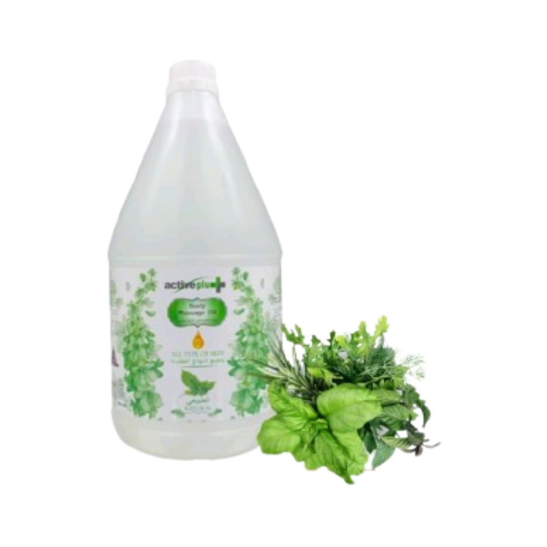 ACTIVE PLUS –  Body Massage Oil Skin Nourishing And Relaxing – NATURAL – 3.78L