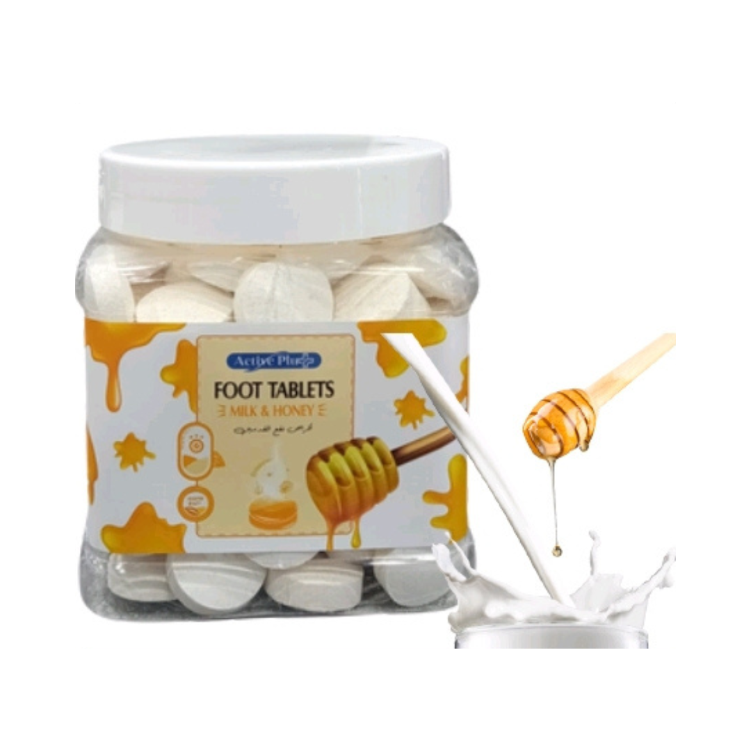 ACTIVE PLUS – MILK AND HONEY –   Pedicure Soaking Tablets – 850G