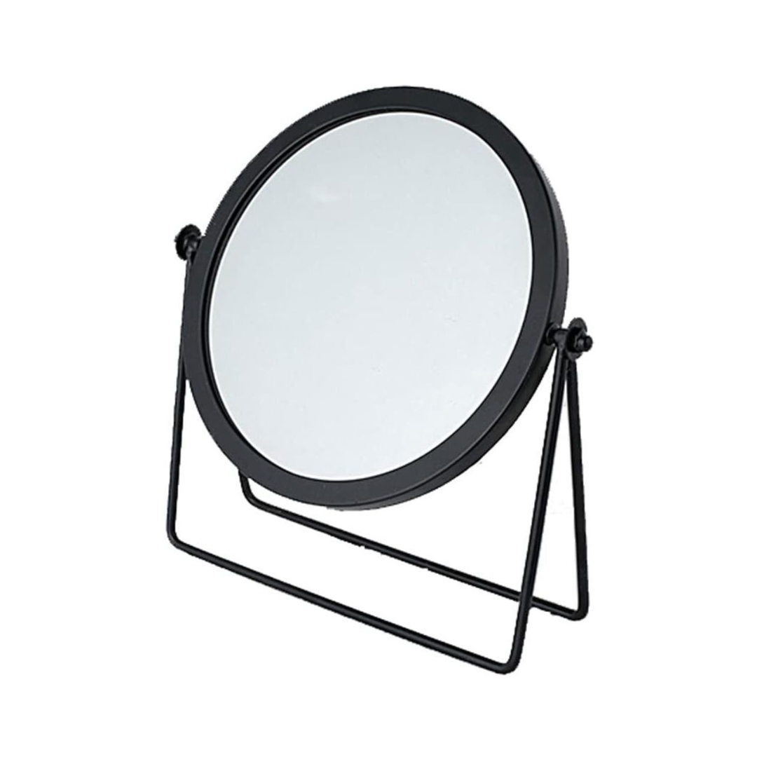 Makeup Black Round Mirror With Base – #7