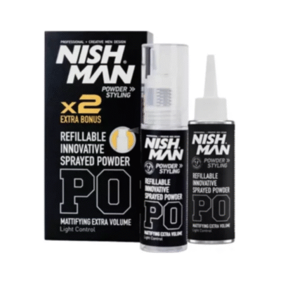 NISHMAN - P0 x2 Refillable Spray Styling Powder