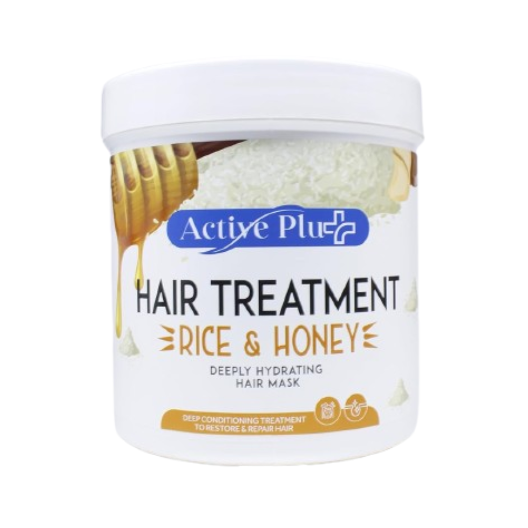 ACTIVE PLUS – Hair Mask Hot Oil Treatment – RICE & HONEY – 1000ML