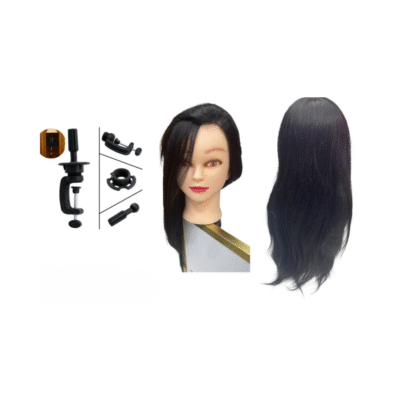 Premium Mannequin Head With Long Straight Hair Human For Training