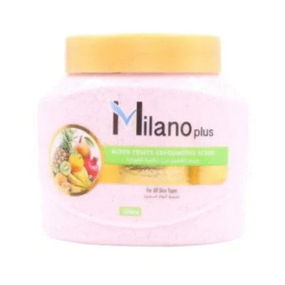 MILANO PLUS - Mixed Fruits Exfoliating Scrub Face And Body - 500Ml
