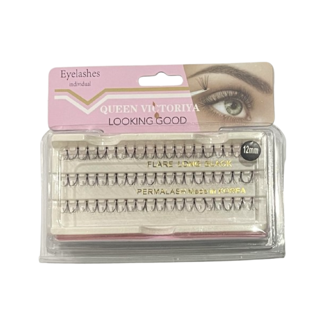 QUEEN VICTORIYA – Eyelashes 3 pieces – Korea – 12MM