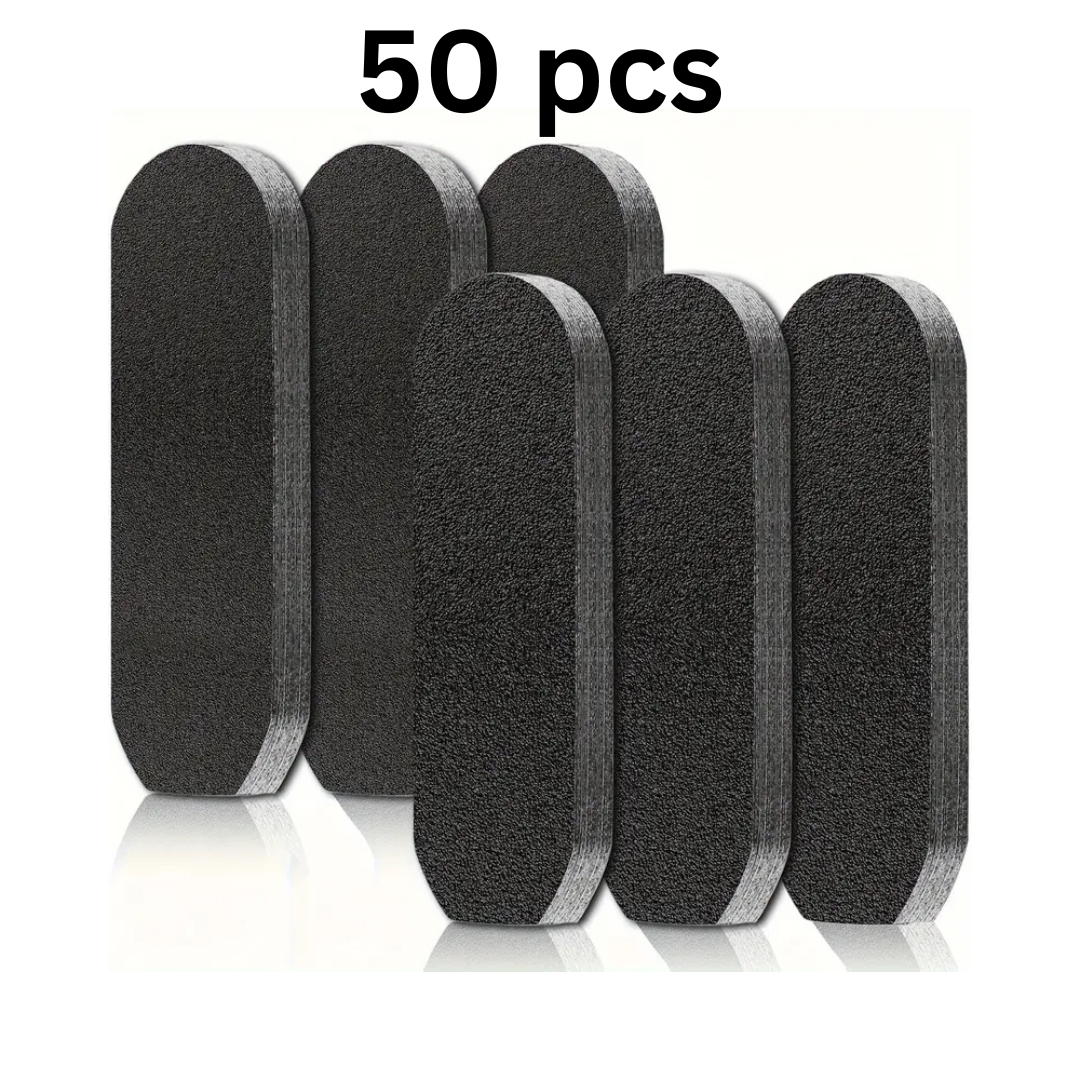 Foot File Refill Pads  – 150 GRIT Hard – 50 Pcs – USA