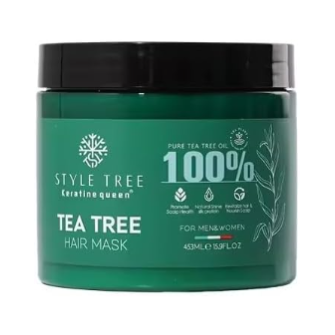 STYLE TREE – Protein Queen Keratine Style Tree 100% Natural Organic RichTea Tree – Hair Mask – 453ML