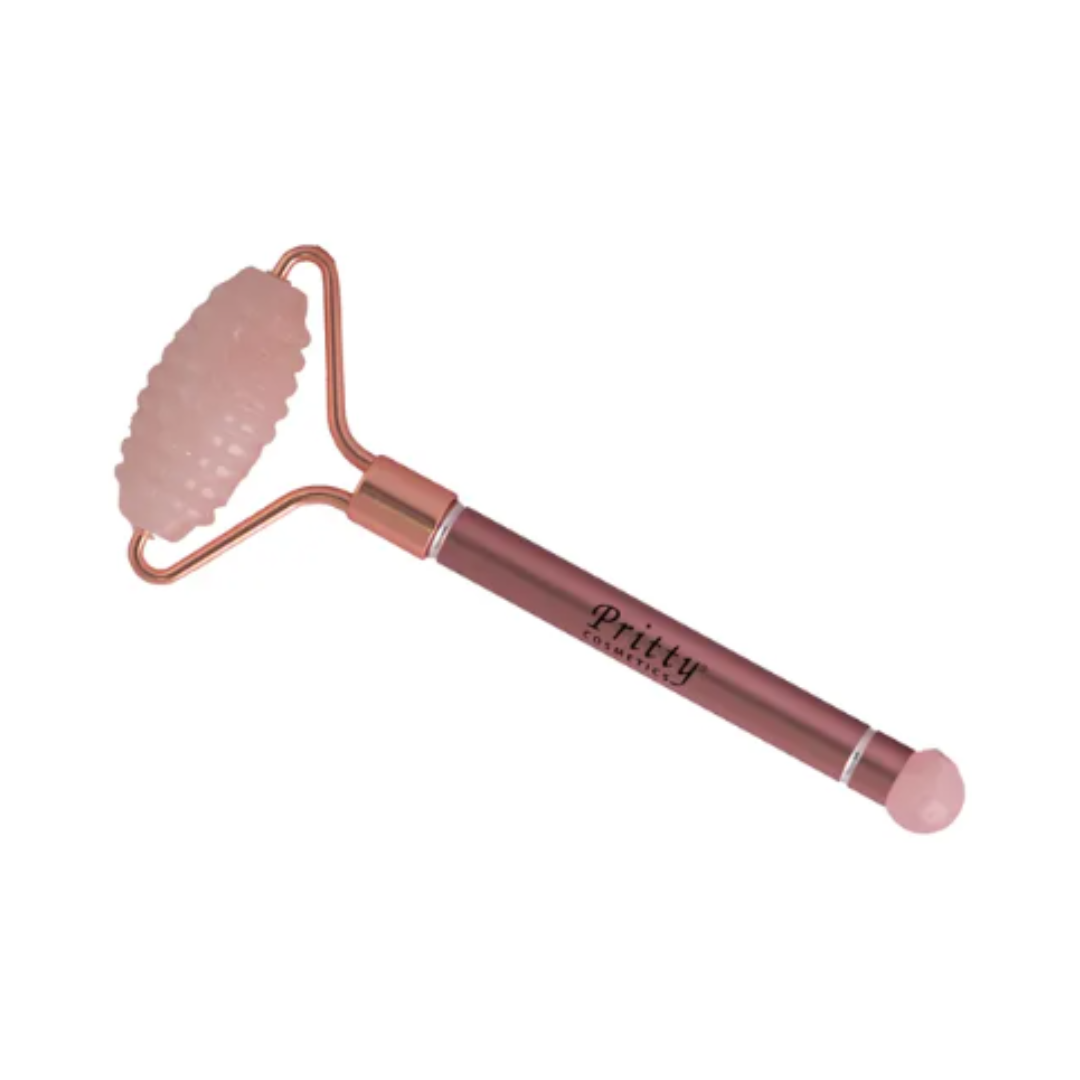 PRITTY – Face Roller Kit Rose Quartz 5 In 1