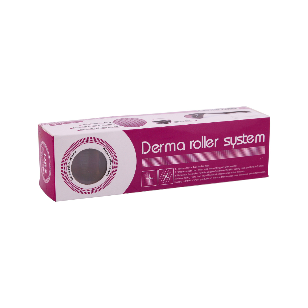 DERMA ROLLER SYSTEM – 540 microneedle titanium derma roller 0.25mm