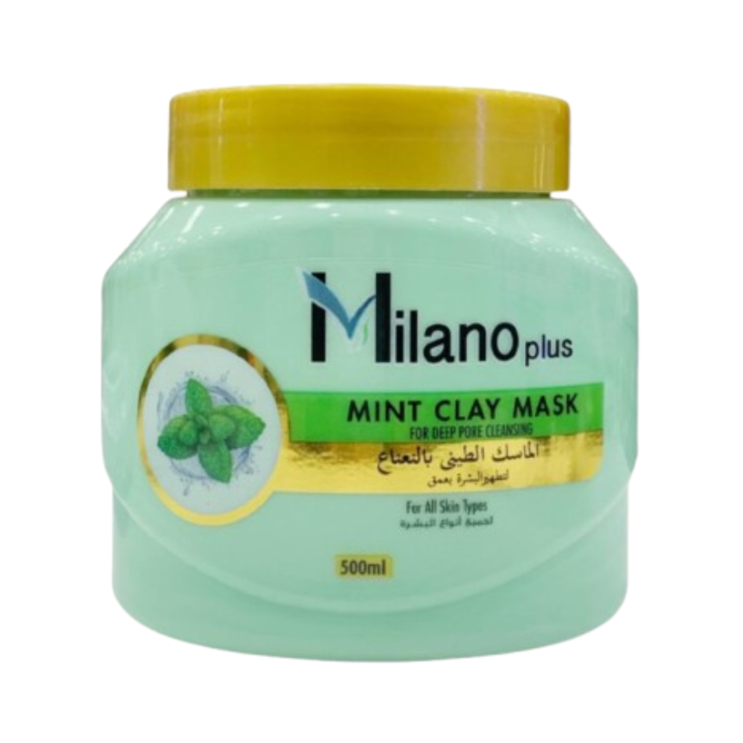 MILANO PLUS – Mint Clay Mask For Face – 500ML