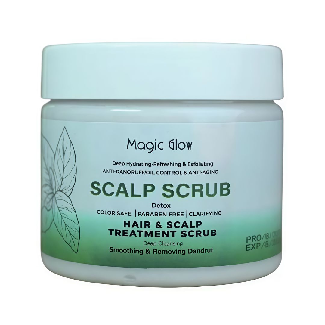 MAGIC GLOW – Scalp Scrub deep Hydrating And Refreshing Hair And Scalp Treatment – 300ML