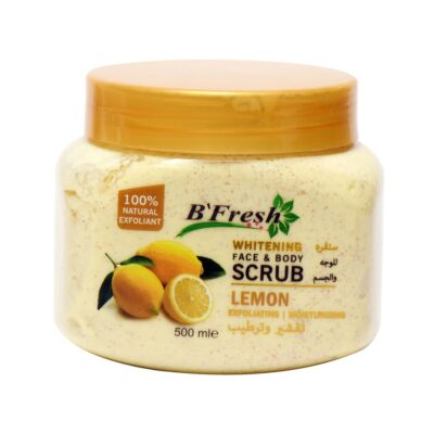 B'FRESH - Whitening Face & Body LEMON Scrub - 500ML