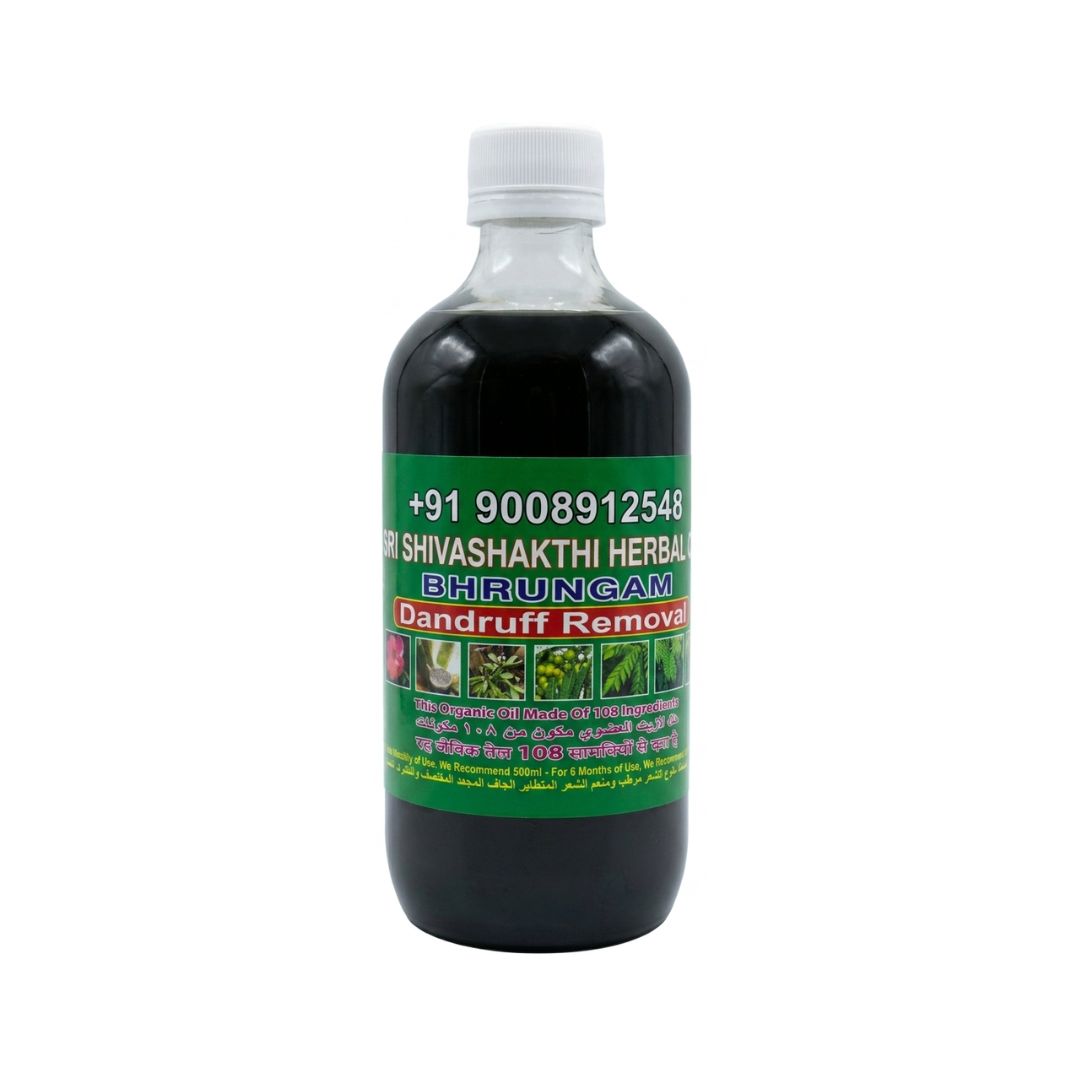 SRI SHIVASHAKTHI – Herbal Bhrungam Dandruff Removal Oil – 1000ML