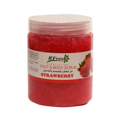 B'FRESH - STRAWBERRY GEL SCRUB FOR FACE&BODY - 500ML