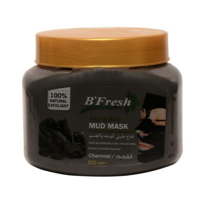 B'FRESH - Face And Body Mud Mask CHARCOAL - 500ML